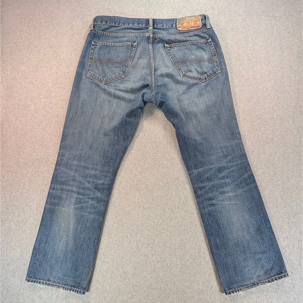 Denim & Supply Ralph Lauren Mens Straight Leg Jeans Blue Medium Wash 34x30 (36)